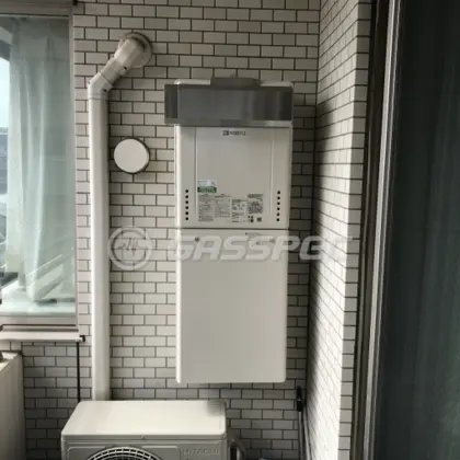 施工後の給湯器（ノーリツ GT-2460AWX-2 BL）