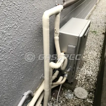 施工後の給湯器（ノーリツ GT-C2462SARX-2 BL）