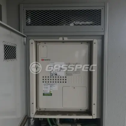 施工後の暖房熱源機（ノーリツ GTH-2445SAWX3H-H-1 BL）