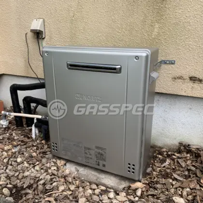 施工後の給湯器（ノーリツ GT-C2462ARX-2 BL）