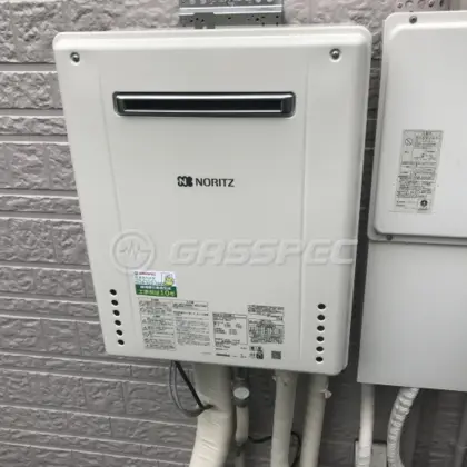施工後の給湯器（ノーリツ GT-2060SAWX-2 BL）