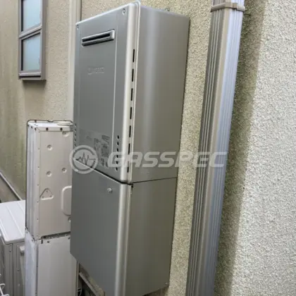 施工後の給湯器（ノーリツ GT-C2062AWX-2 BL）