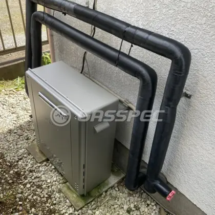 施工後の給湯器（ノーリツ GT-C2062SARX-2 BL）