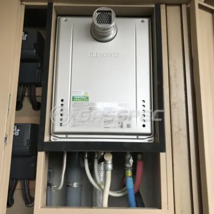 施工後の給湯器（ノーリツ GT-C2462SAWX-T-2 BL）
