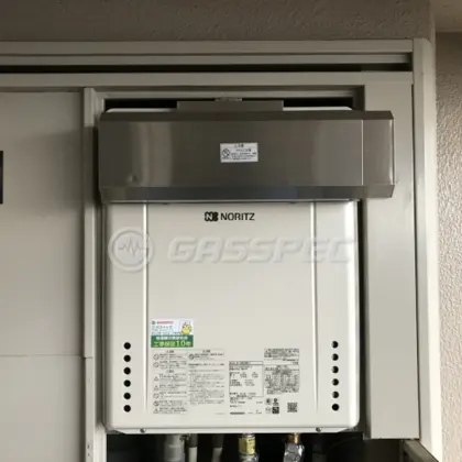 施工後の給湯器（ノーリツ GT-2460SAWX-2 BL）