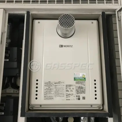 施工後の給湯器（ノーリツ GT-2460SAWX-T-2 BL）
