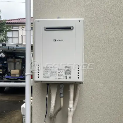 施工後の給湯器（ノーリツ GT-2460AWX-2 BL）