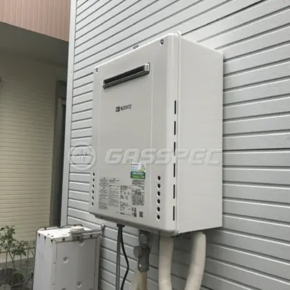 施工後の給湯器（ノーリツ GT-2460SAWX-2 BL）