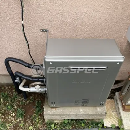 施工後の給湯器（ノーリツ GT-C2462SARX-2 BL）