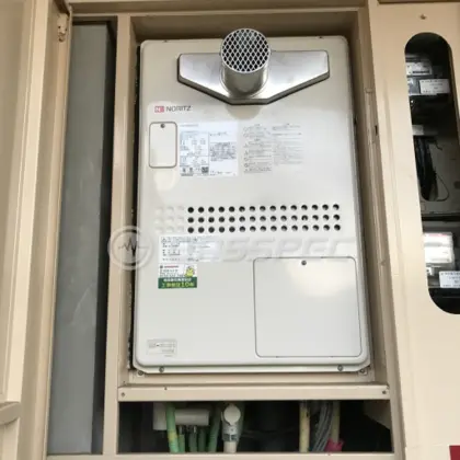 施工後の暖房熱源機（ノーリツ GTH-2444AWX3H-T-1 BL）