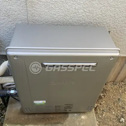 施工後の給湯器（ノーリツ GT-C2062SARX-2 BL）