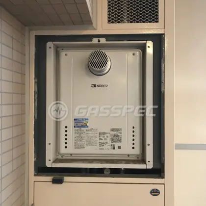 施工後の給湯器（ノーリツ GT-2460SAWX-T-2 BL）