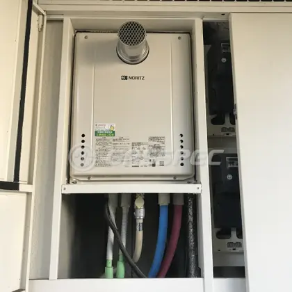 施工後の給湯器（ノーリツ GT-2460SAWX-T-2 BL）