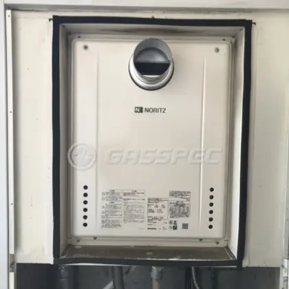 施工後の給湯器（ノーリツ GT-2460AWX-T-2 BL）