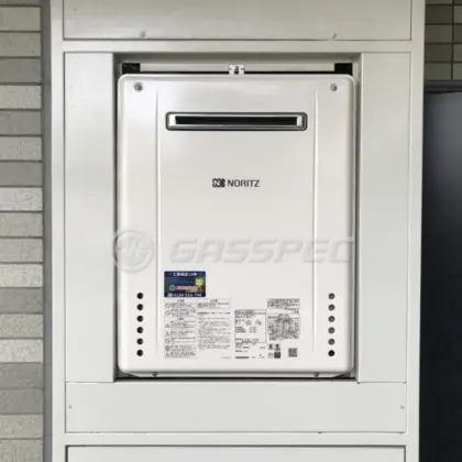 施工後の給湯器（ノーリツ GT-2060SAWX-2 BL）