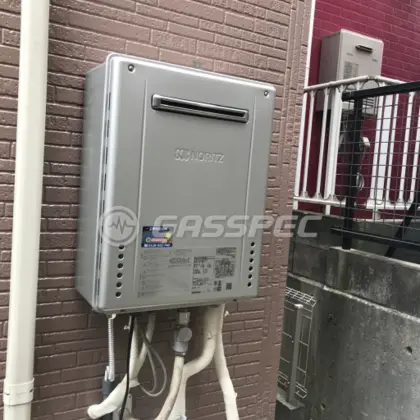 施工後の給湯器（ノーリツ GT-C2062SAWX-2 BL）