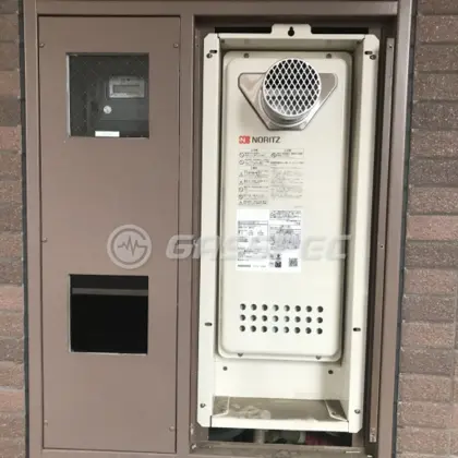 施工後の給湯器（ノーリツ GT-2053SAWX-T-4 BL）