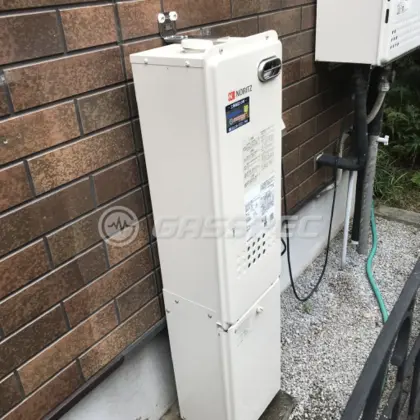 施工後の暖房熱源機（ノーリツ GH-712W3H BL）