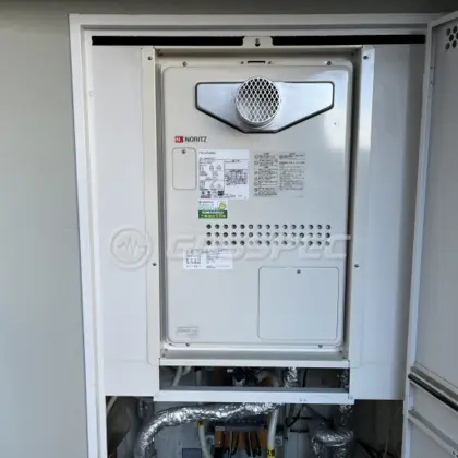 施工後の暖房熱源機（ノーリツ GTH-2444AWX3H-T-1 BL）