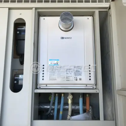 施工後の給湯器（ノーリツ GT-2460SAWX-T-2 BL）