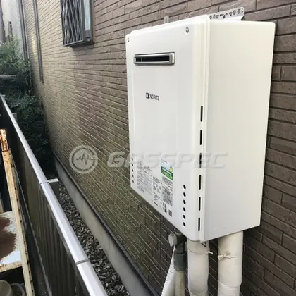 施工後の給湯器（ノーリツ GT-2460SAWX-2 BL）