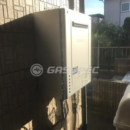 施工後の給湯器（ノーリツ GT-C2462SAWX-2 BL）