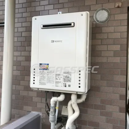 施工後の給湯器（ノーリツ GT-2060SAWX-2 BL）