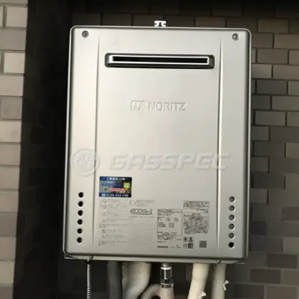 施工後の給湯器（ノーリツ GT-C2062AWX-2 BL）