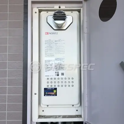 施工後の給湯器（ノーリツ GQ-1628AWX-T-DX BL）