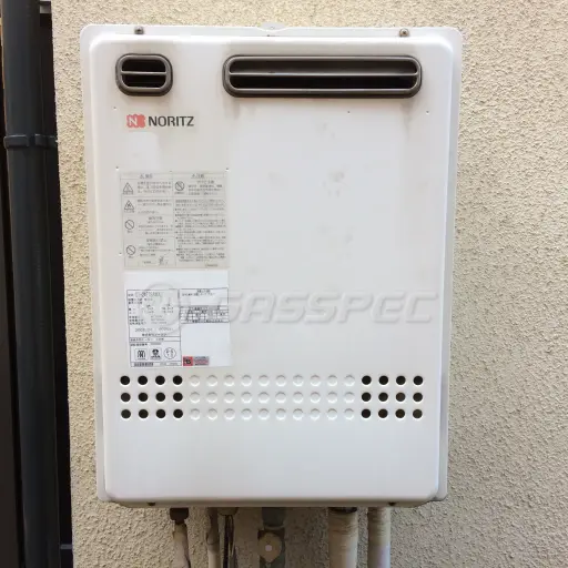 交換前の給湯器（ノーリツ GT-2427SAWX）