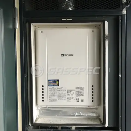施工後の給湯器（ノーリツ GT-2460SAWX-H-2 BL）
