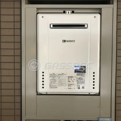 施工後の給湯器（ノーリツ GT-2460AWX-2 BL）
