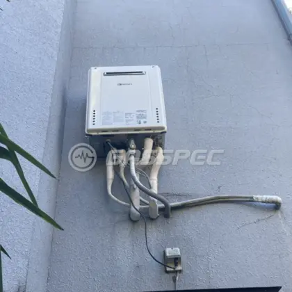 施工後の給湯器（ノーリツ GT-2460SAWX-2 BL）
