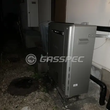 施工後の給湯器（ノーリツ GT-C2062ARX-2 BL）