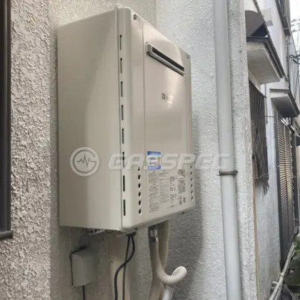 施工後の給湯器（ノーリツ GT-1660SAWX-2 BL）