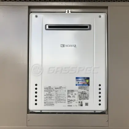 施工後の給湯器（ノーリツ GT-2460SAWX-2 BL）