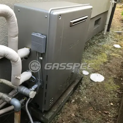 施工後の給湯器（ノーリツ GT-C2062SARX-2 BL）