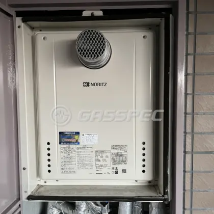施工後の給湯器（ノーリツ GT-2060SAWX-T-2 BL）