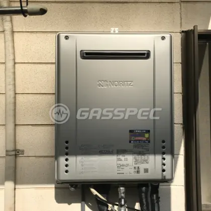施工後の給湯器（ノーリツ GT-C2462SAWX-2 BL）