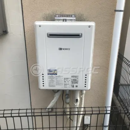 施工後の給湯器（ノーリツ GT-2460SAWX-2 BL）