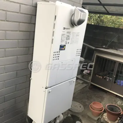 施工後の暖房熱源機（ノーリツ GTH-C2460AW3H-1 BL）