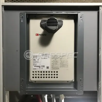 施工後の給湯器（ノーリツ GQ-1639WS-T-1）