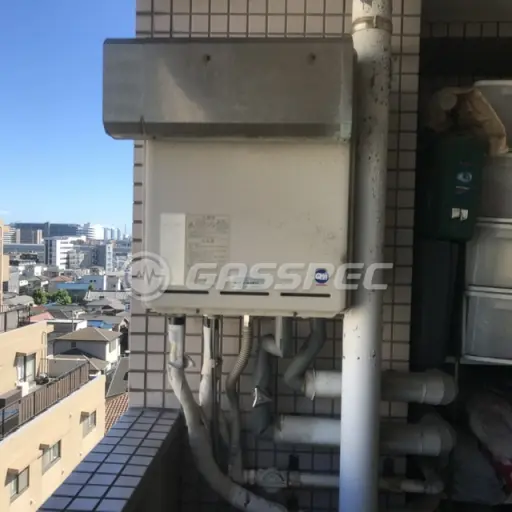 交換前の給湯器（リンナイ RUF-A1610SAW(A)）