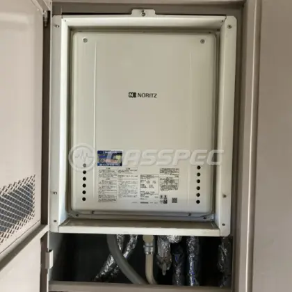 施工後の給湯器（ノーリツ GT-2460SAWX-H-2 BL）