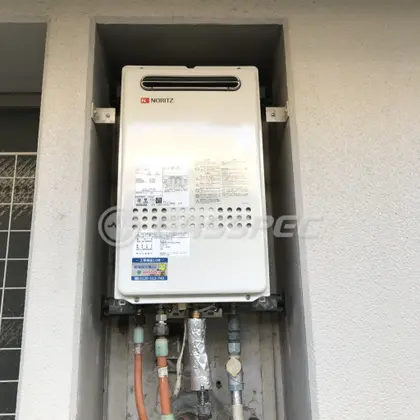 施工後の給湯器（ノーリツ GQ-2427AWX-DX BL）