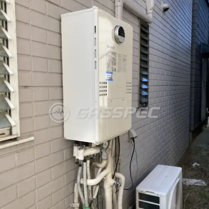 施工後の暖房熱源機（ノーリツ GTH-C2460AW3H-1 BL）