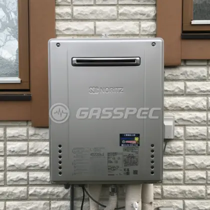 施工後の給湯器（ノーリツ GT-C2462SAWX-2 BL）