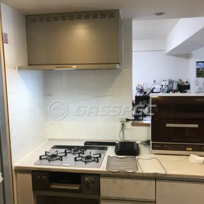 施工後のレンジフード（リンナイ OGR-REC-AP902LSV）