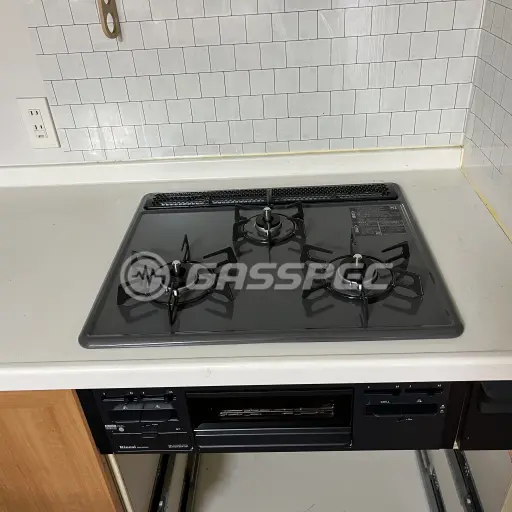 交換後のビルトインガスコンロ（リンナイ RS31M5H2SBW）