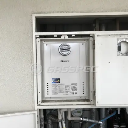 施工後の給湯器（ノーリツ GT-2060SAWX-T-2 BL）